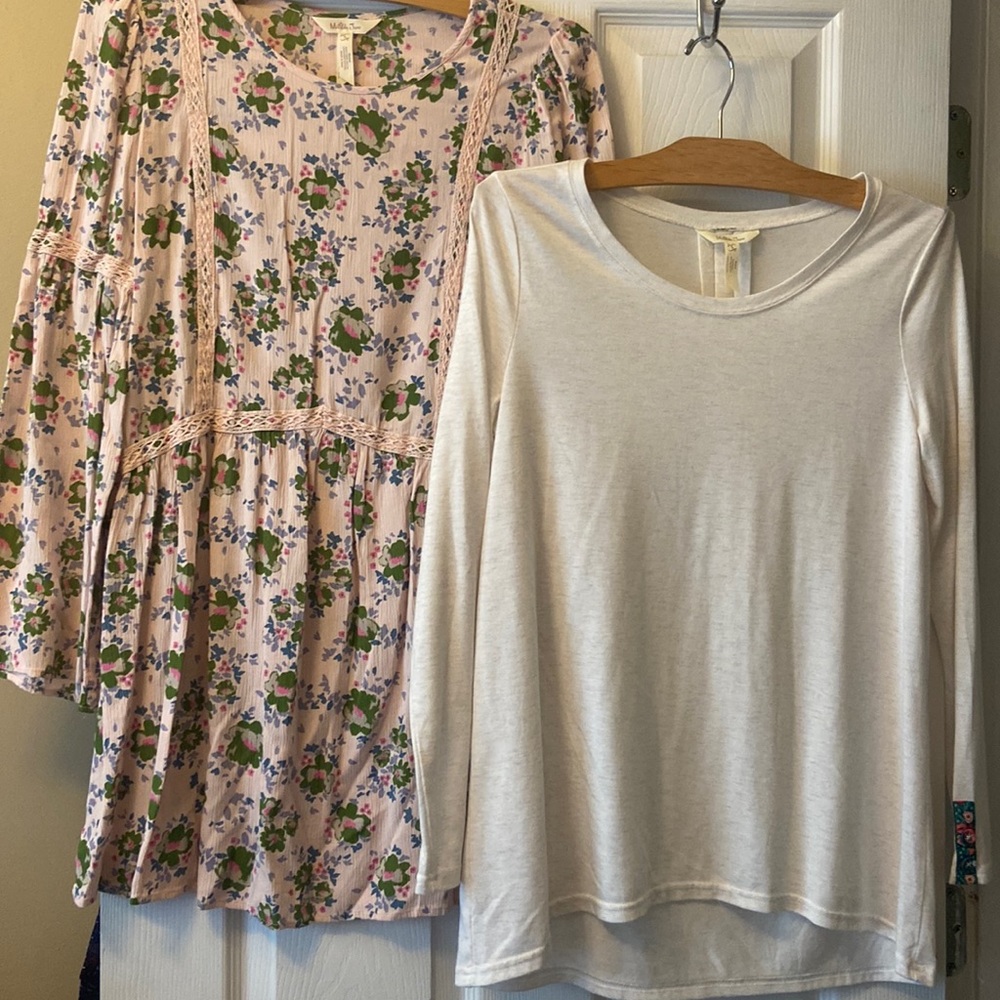 (2) Ladies MATILDA JANE Shirts TOPS BLOUSES ~ Size SMALL